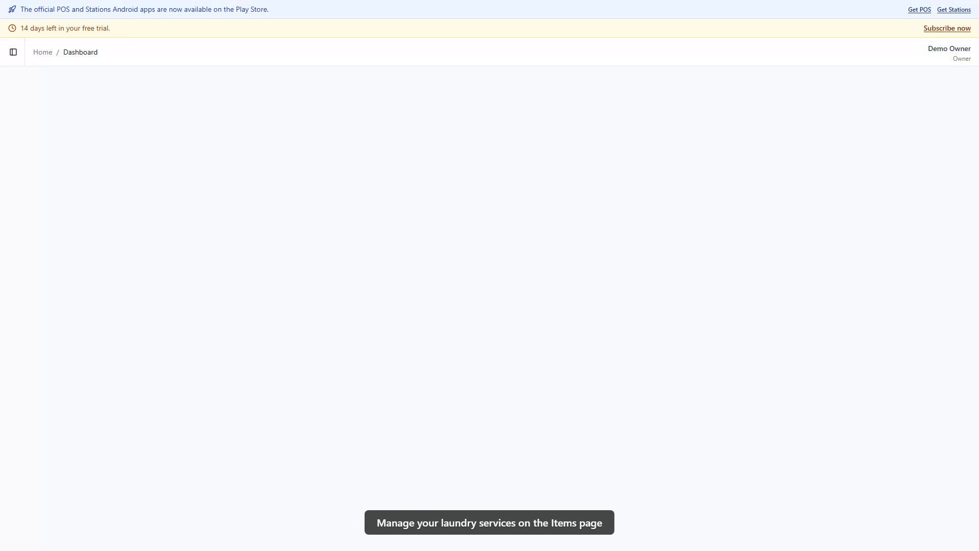Managing items walkthrough