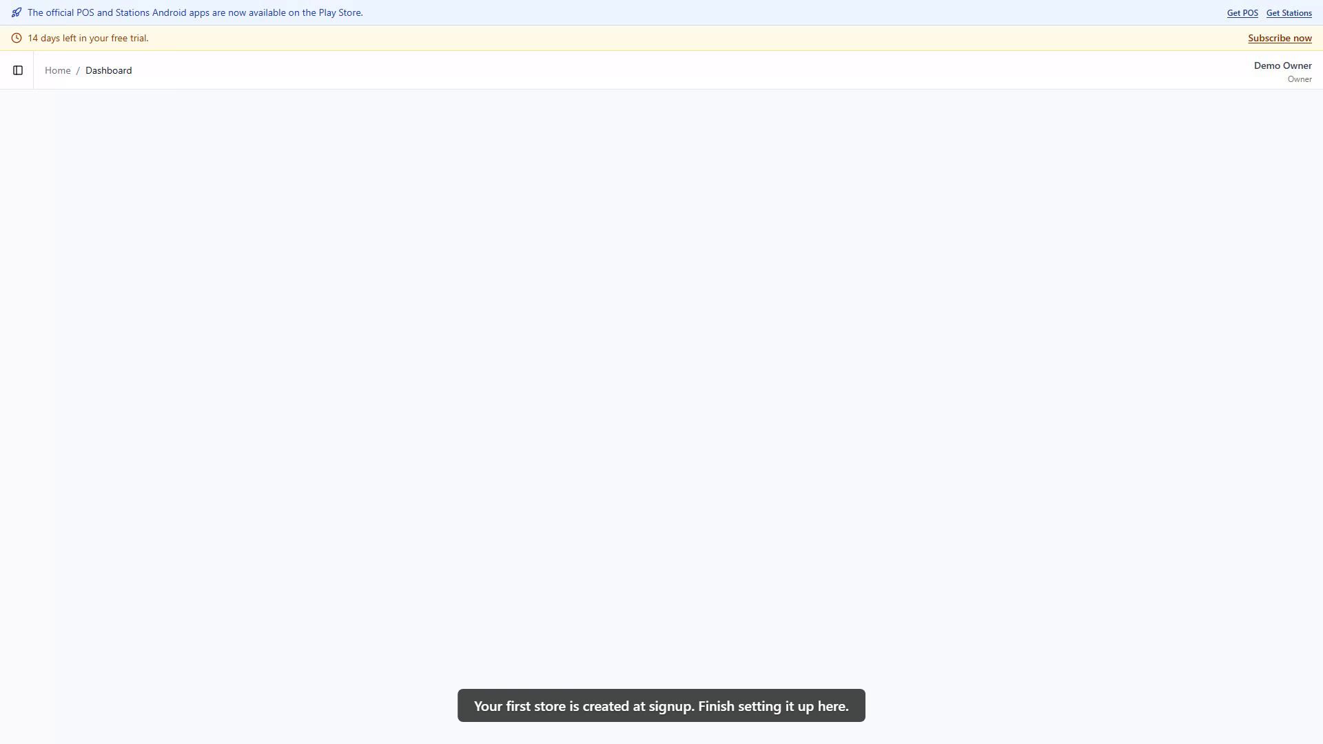 Stores admin walkthrough