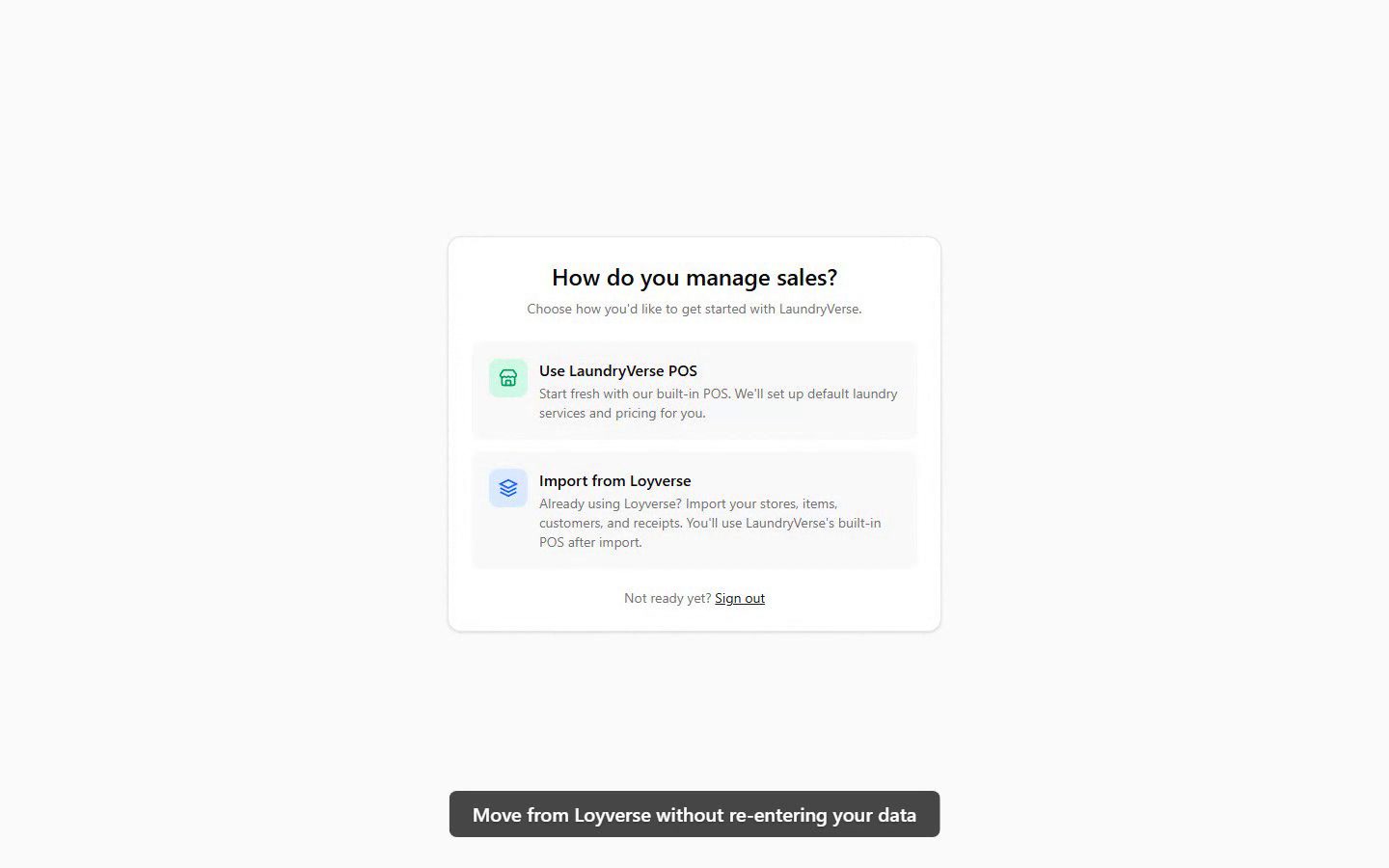 Importing from Loyverse walkthrough