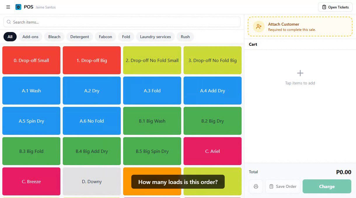 Service tags and load tracking walkthrough