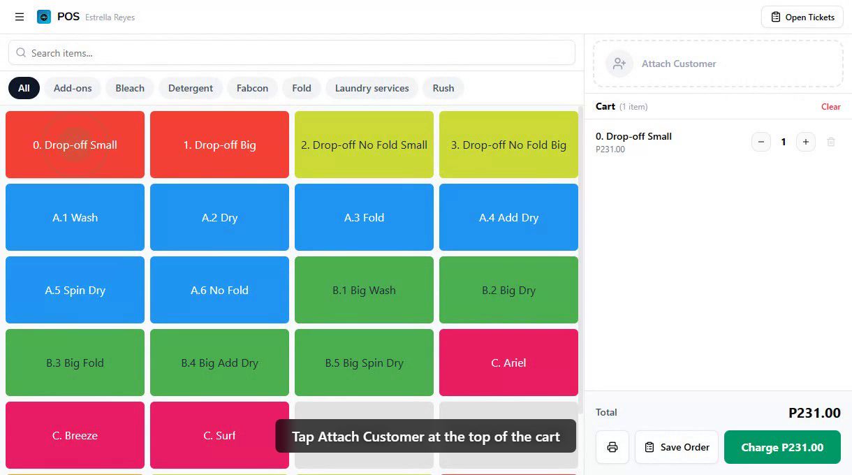 Attaching Customers walkthrough video