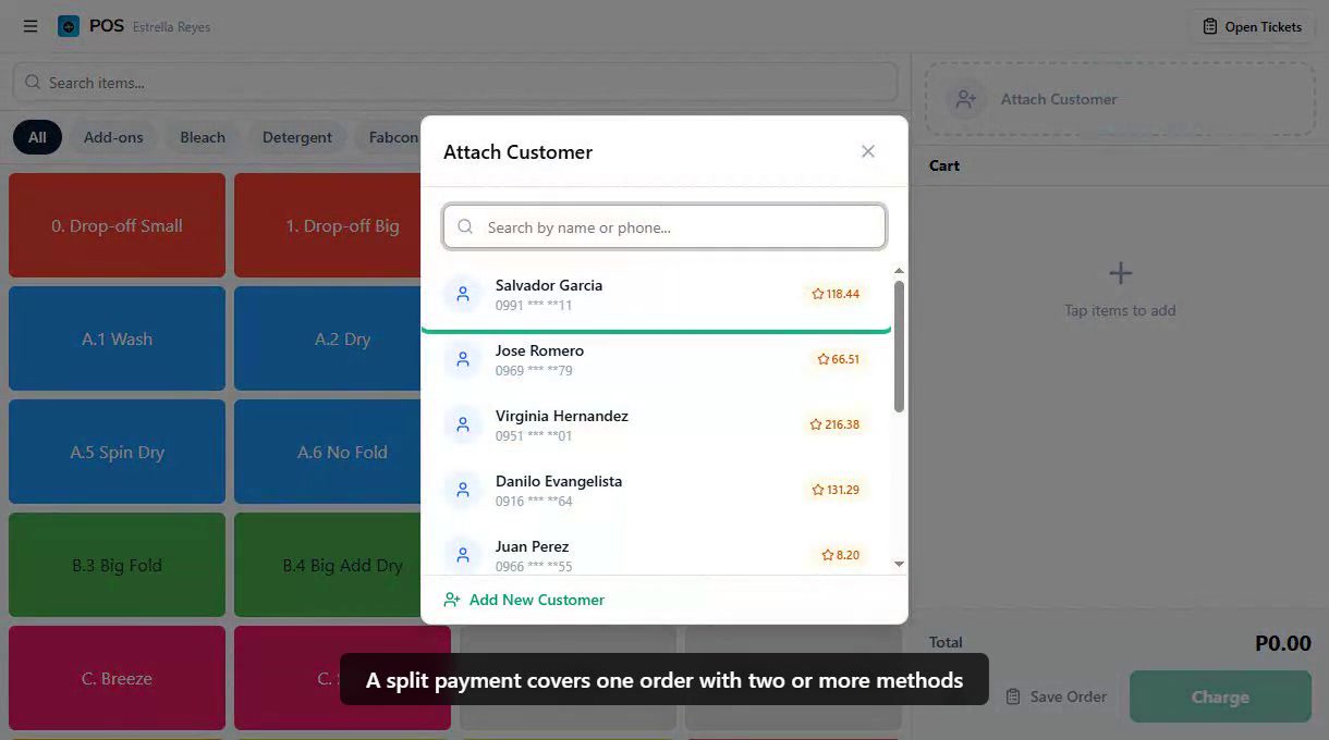 Split Payments walkthrough video